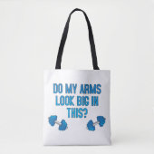 腕が大きく見える トートバッグ (正面)