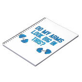 腕が大きく見える ノートブック (左側)