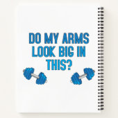 腕が大きく見える ノートブック (裏面)