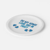 腕が大きく見える ペーパープレート (アングル)