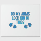 腕が大きく見える ラッピングペーパー (フラット)