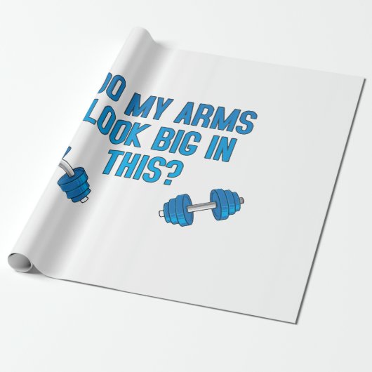 腕が大きく見える ラッピングペーパー (アンロールド)