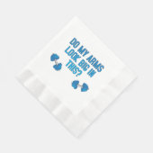 腕が大きく見える 縁ありランチョンナプキン (角)