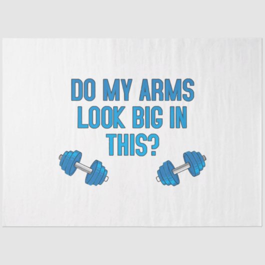 腕が大きく見える 薄葉紙 (正面)