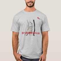 「腕と足がかかる」Tシャツ 人生って高いよね