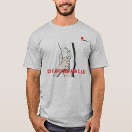 「腕と足がかかる」Tシャツ 人生って高いよね Tシャツ