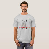 「腕と足がかかる」Tシャツ 人生って高いよね Tシャツ (正面フル)