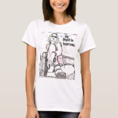 腕に耐えること右 Tシャツ (正面)