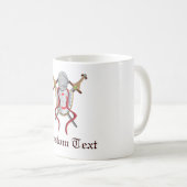 腕のカスタムコート コーヒーマグカップ (正面右)