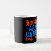 腕のキャンデー専業恋人カップル コーヒーマグカップ (正面左)