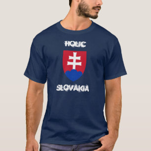 腕のコートを持つホリック、スロバキア Tシャツ