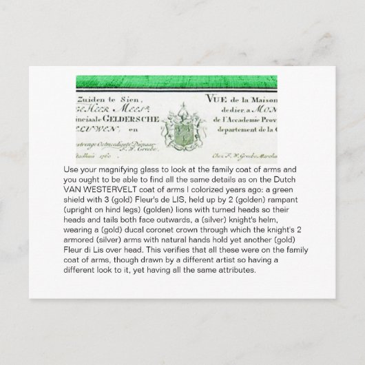 腕のコートを比較詳細 ポストカード