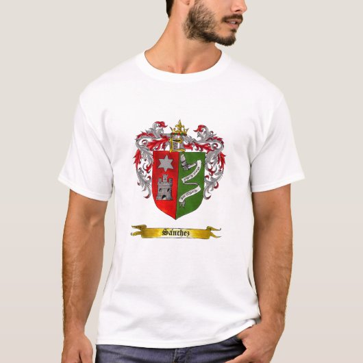 腕のサンチェスの盾(カスティリャ語) Tシャツ (正面)