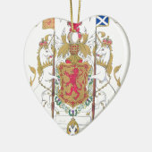 腕のスコット裁判所のメリー女王 セラミックオーナメント (左)