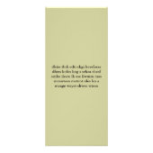 腕のマッサージの写真 ラックカード (裏面)