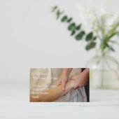 腕のマッサージ写真 予約カード (スタンド正面)