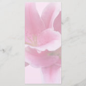 腕のメニューのリリー結婚ズアーム メニュー (裏面)