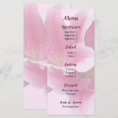 腕のメニューのリリー結婚ズアーム メニュー (正面/裏面)