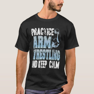 腕のレスリングと静保かなプレゼント Tシャツ