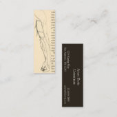 腕のヴィンテージの解剖学|の静脈(1852年頃) スキニー名刺 (正面/裏面)