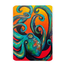 腕の中でタコ マグネット