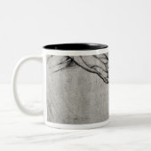 腕の勉強 ツートーンマグカップ (左)