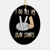 腕の子供へ骨折は僕のスタントだ セラミックオーナメント (右)