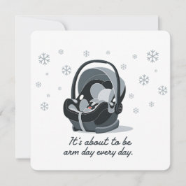 腕の日が毎日だよ 面白いベイビー 招待状