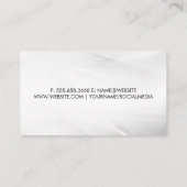 腕の曲げ |フィットネスロゴ 名刺 (裏面)