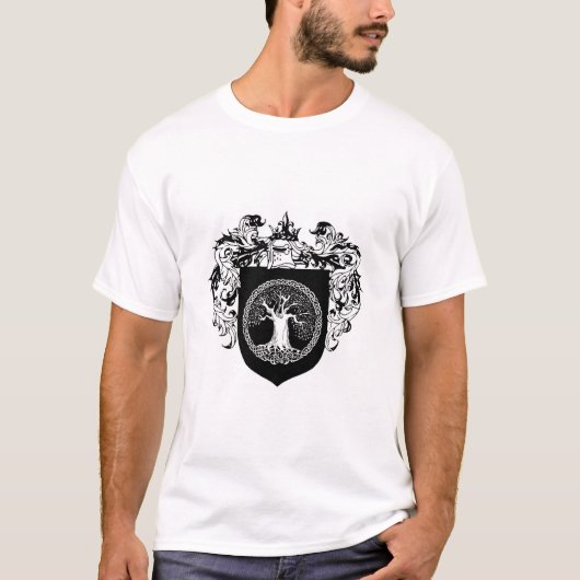 腕の盾生命の樹 Tシャツ (正面)