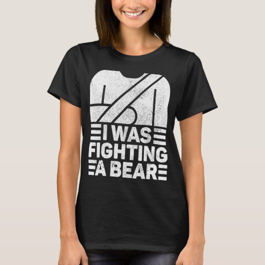 腕の骨折の手手首ひじを損傷の手術が元気になる Tシャツ (正面)