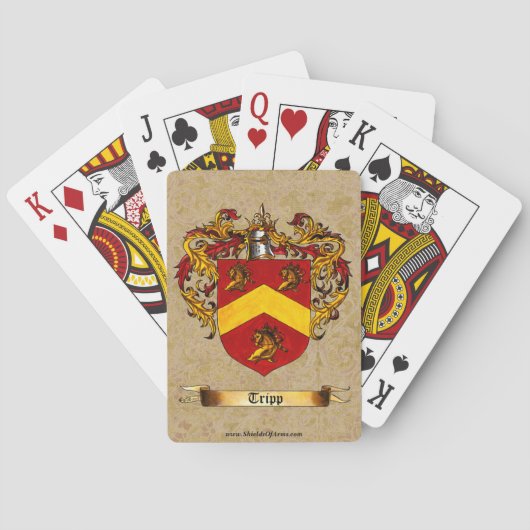 腕のTrippの盾 トランプ (裏面)