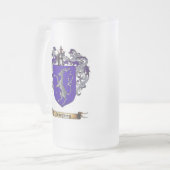 腕のYoungbergの盾 フロストグラスビールジョッキ (正面左)