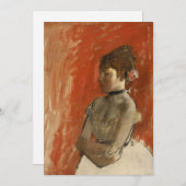 腕を組んだバレエダンサー | Edgar Degas (正面/裏面)