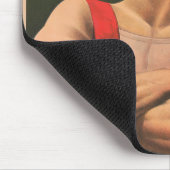 腕を組んだルイ・シロを示すサーカスのポスター マウスパッド (コーナー)