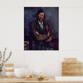 腕を組んだ男 – ポールセザンヌ- c1866 ポスター (キッチン)