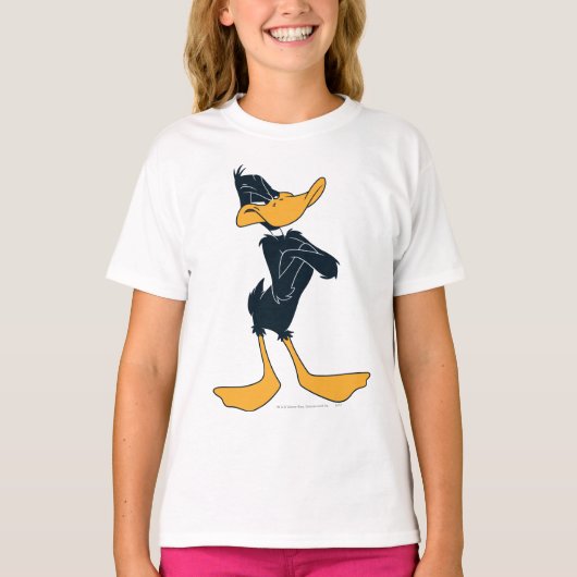 腕を組んだDAFFY DUCK™ Tシャツ (正面)