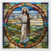 腕フェイクを広げてステンドグラス・イエス ウィンドウサイン (シート)