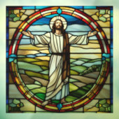 腕フェイクを広げてステンドグラス・イエス ウィンドウサイン (シート3)