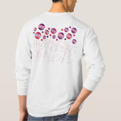 腕メンズHenley Tシャツ (裏面)