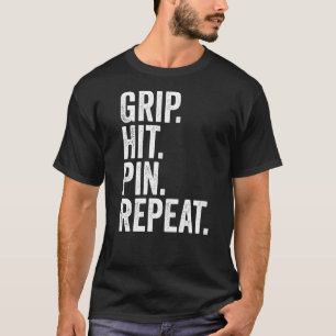腕レスラーのグリップヒットピンリピート腕レスリング1 Tシャツ
