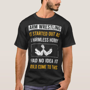 腕レスリングレスラーアームレスリング腕相撲 Tシャツ