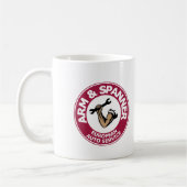 腕及びスパナーの基本的なマグ- 11のoz コーヒーマグカップ (左)