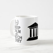 腕時計のペリーの穏やかなおよび法的ユーモア保って下さい コーヒーマグカップ (正面左)