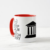 腕時計のペリーの穏やかなおよび法的ユーモア保って下さい マグカップ (正面左)