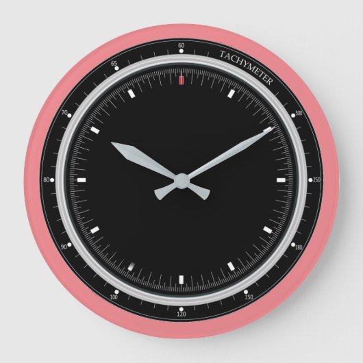 腕時計の壁時計 ラージ壁時計 (正面)
