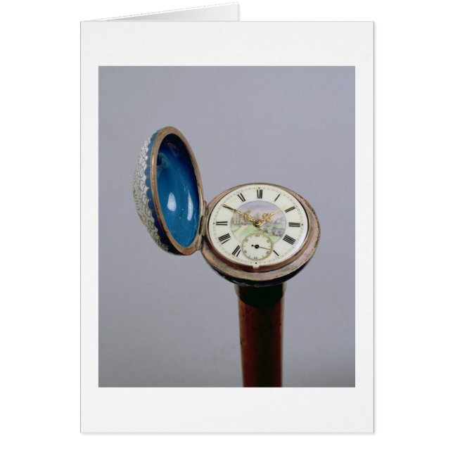 腕時計の小道具の杖(cloisonneのエナメル) (正面)