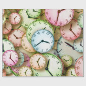 腕時計の時計のオフィスワークの学校クラブ店 ラッピングペーパー (フラット)