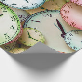 腕時計の時計のオフィスワークの学校クラブ店 ラッピングペーパー (角)