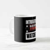 腕時計の腕時計について話す コーヒーマグカップ (正面左)